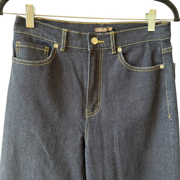 J MCLAUGHLIN LOWDEN WIDE LEG JEANS HIGH WAIST PREPPY MODERN WEEKEND NWT 4 - Picture 3 of 11